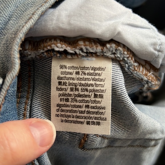 Cut-off Jean Shorts Victoria Secret PINK high waisted - Picture 7 of 8